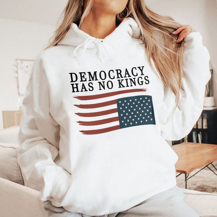 Democracy Has No Kings Anti Trump T Shirt