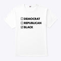 Democrat Republican Black T Shirt