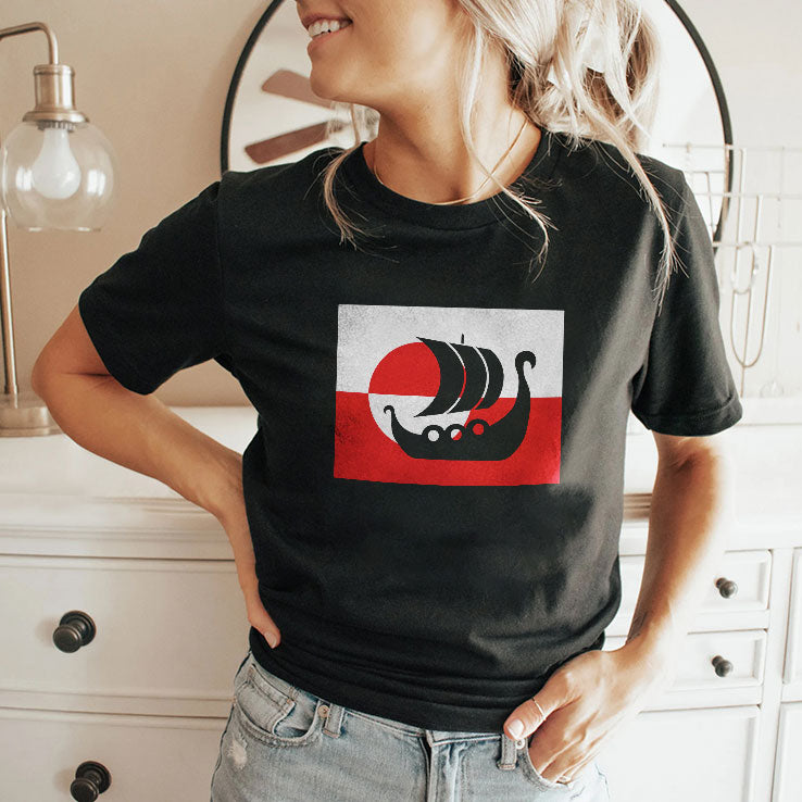 Denmark Greenland Flag Is Not For Sale Support Danish T Shirt