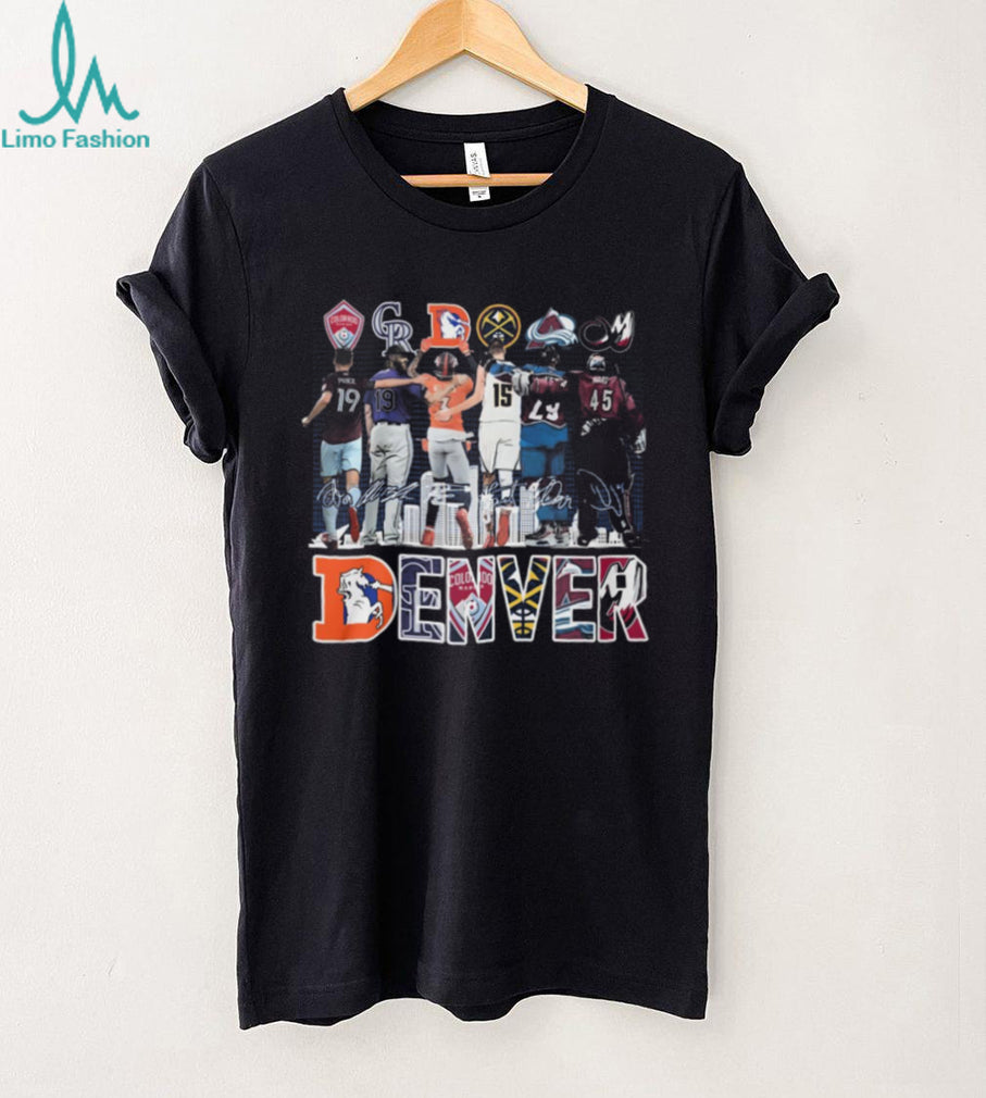 Denver City of Champions All Star Sports Teams United Logo T Shirt
