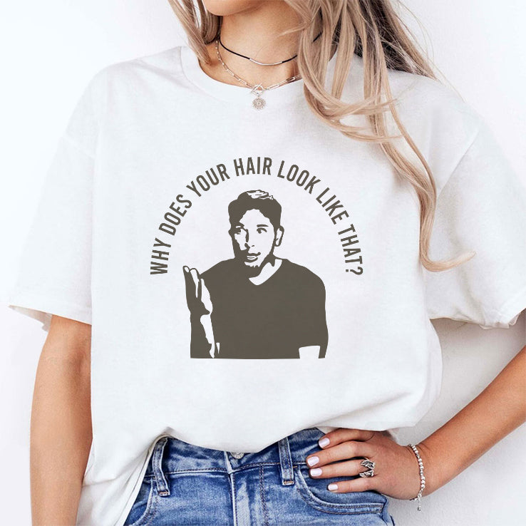 Derek Chavez Why Does Your Hair Look Like That T Shirt