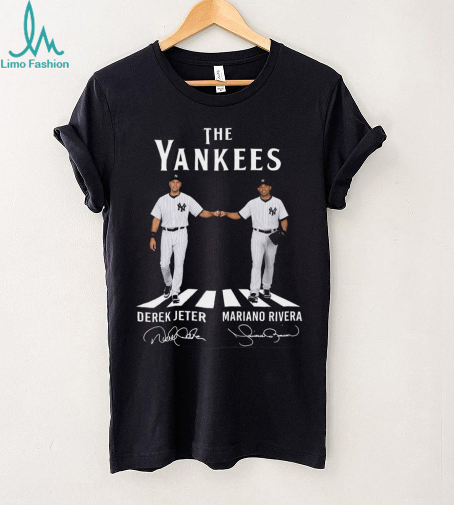 Derek Jeter Mariano Rivera Yankees Baseball Duo Vintage Retro Style Men Fans Celebration Shirt