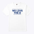 Detroit Basketball Detroit We Love The D Playoffs 2025 T Shirt