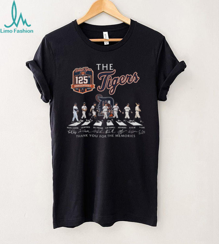Detroit Tigers 125th Anniversary Abbey Road Signature Legends T Shirt