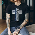 Detroit Tigers I Can Do All Things Through Christ Bible Verse Cross T Shirt