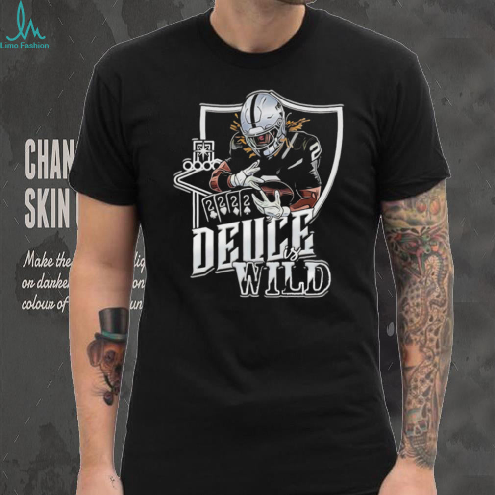 Deuce Is Wild Football Player Cards Graphic Sports T Shirt