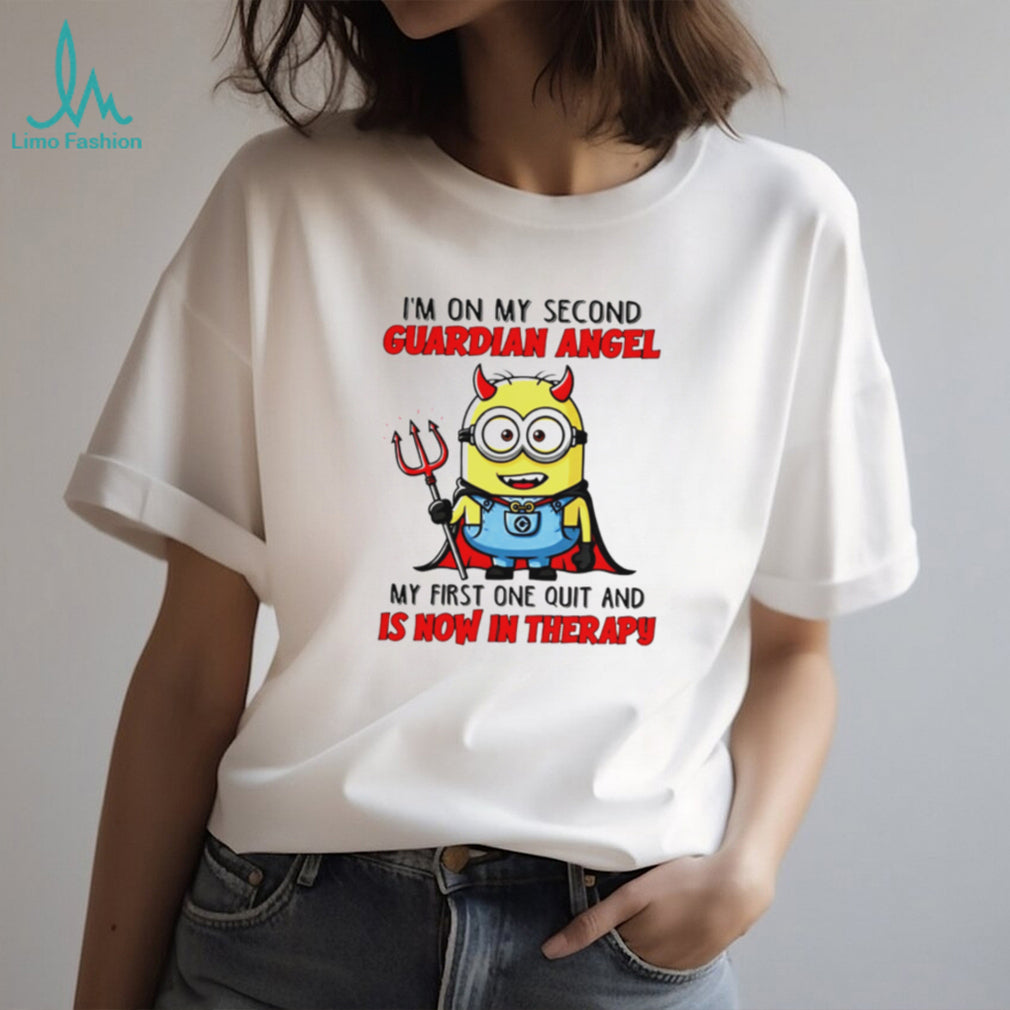 Devil Minion Second Guardian Angel In Therapy Funny T Shirt