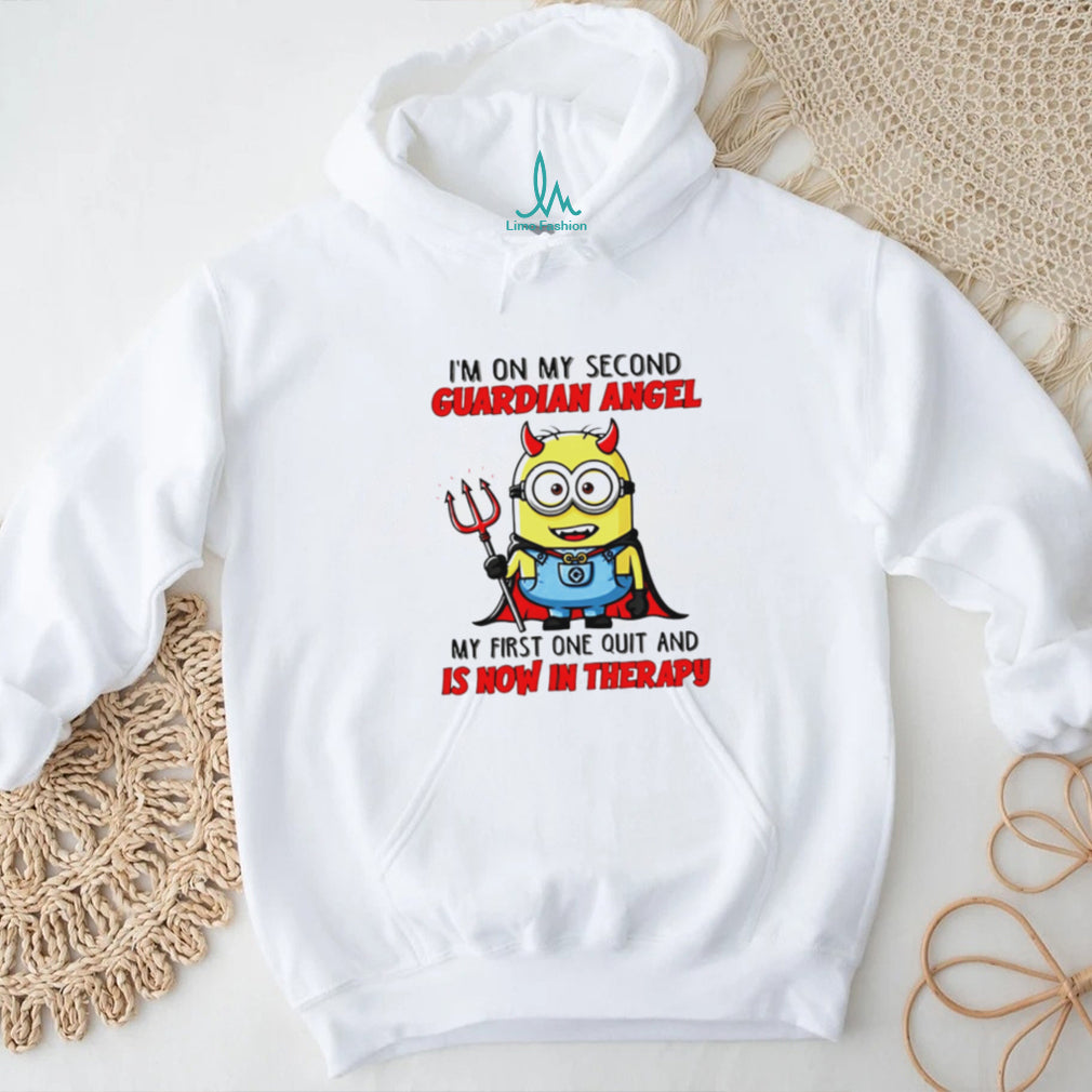 Devil Minion Second Guardian Angel In Therapy Funny T Shirt