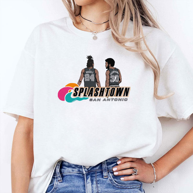 Devin Vassell And Julian Champagnie Splashtown San Antonio T Shirt