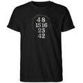 Dharma Initiative Retro Sci-Fi LOST Numbers Shirt