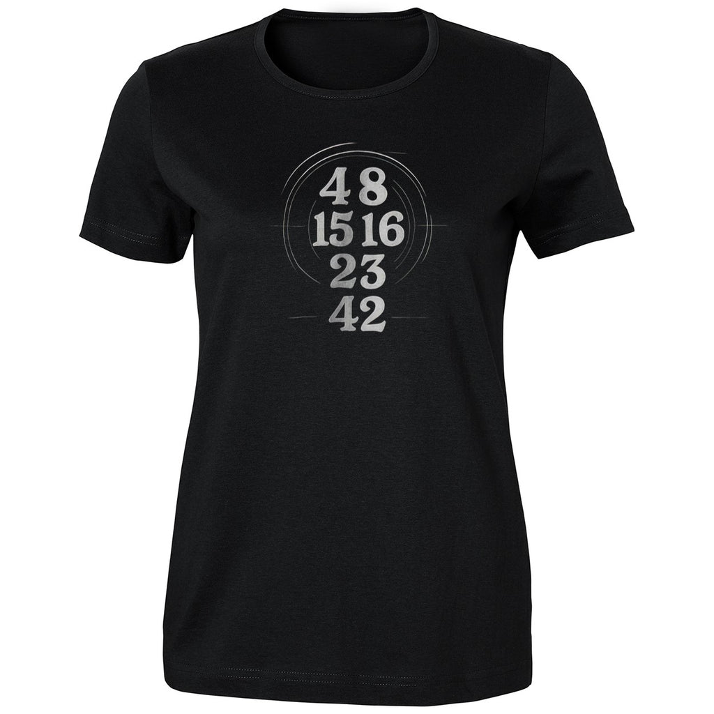 Dharma Initiative Retro Sci-Fi LOST Numbers Shirt