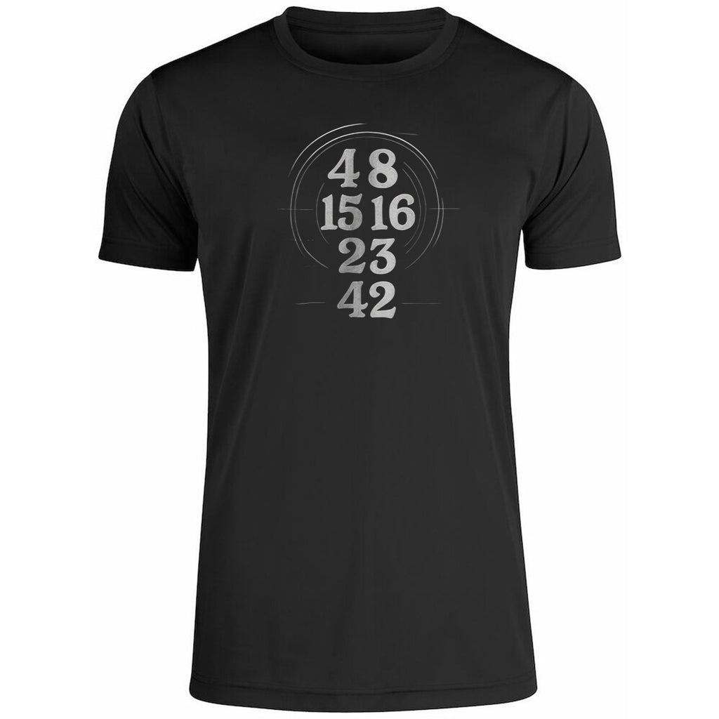Dharma Initiative Retro Sci-Fi LOST Numbers Shirt
