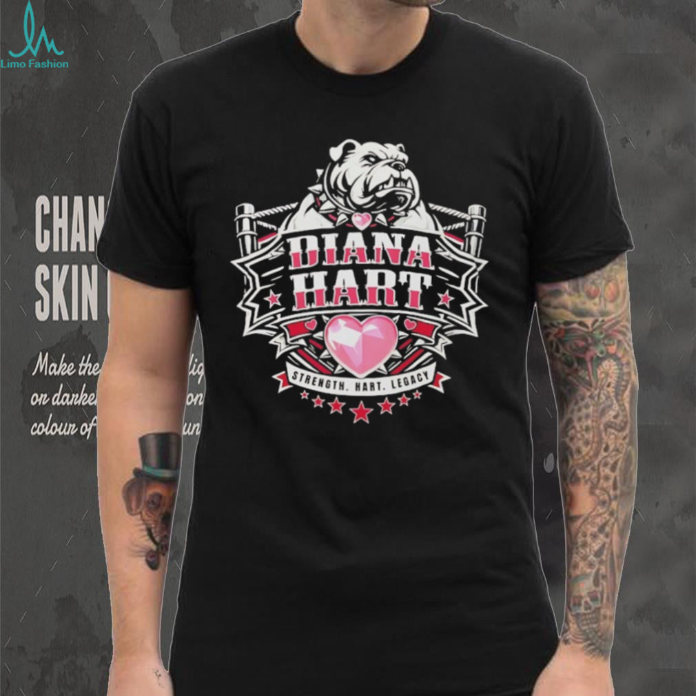 Diana Hart Strength Legacy British Bulldog Wrestling T Shirt