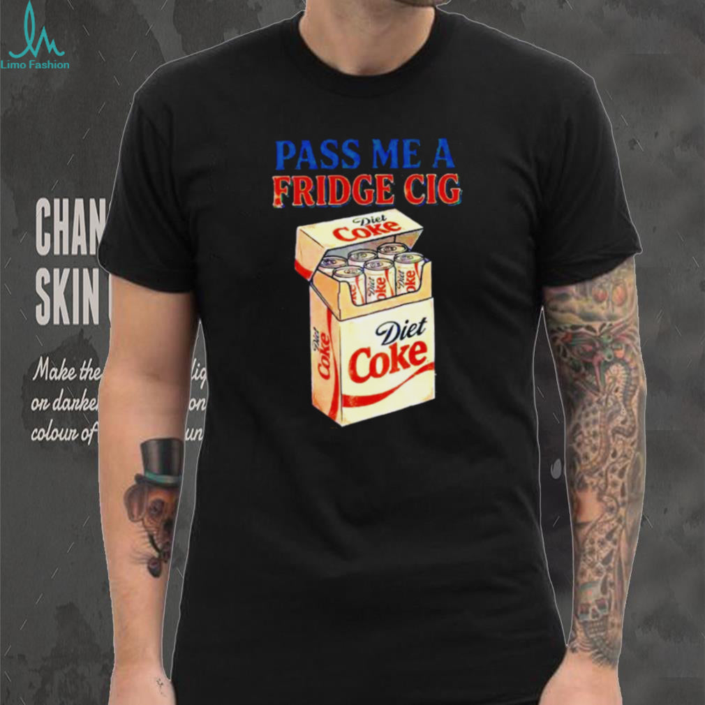 Diet Coke Fridge Cig Parody Funny Soda Pop Humor Retro Vintage Men Women Fans T Shirt