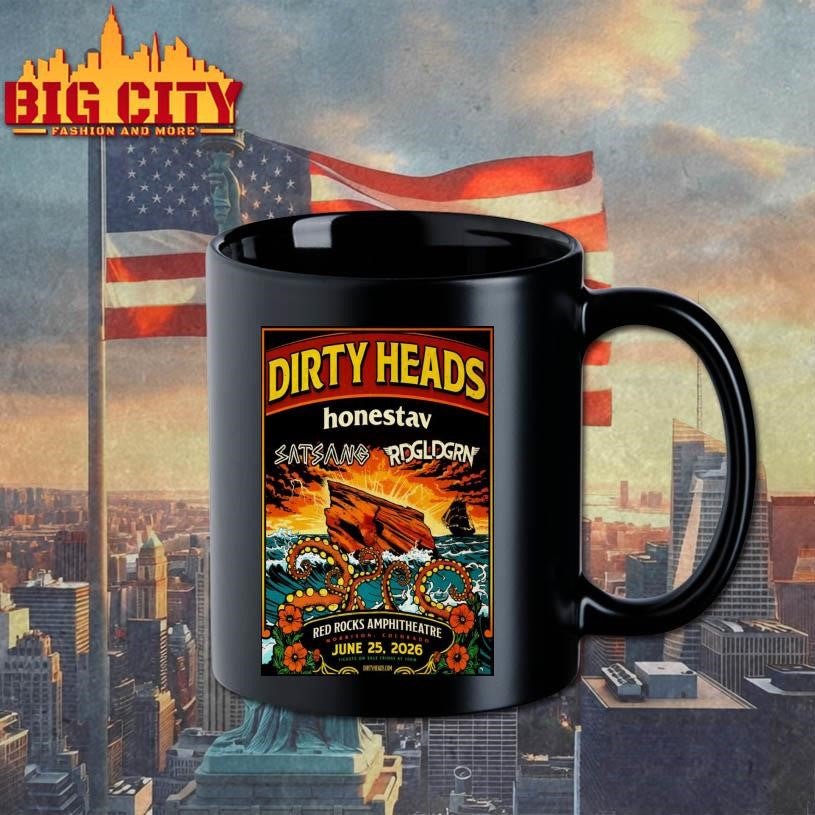 Dirty Heads Jun 25 2026 Red Rocks Amphitheatre in Morrison CO Poster Shirt