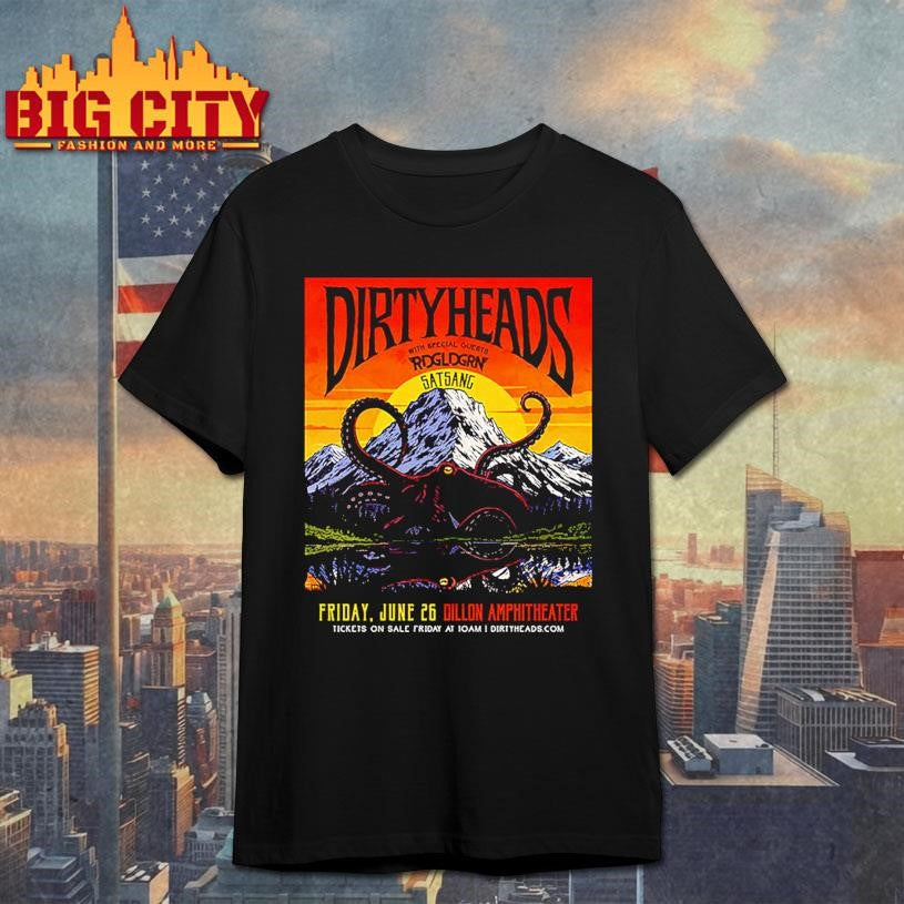 Dirty Heads Venue Poster Show At Dillon Amphitheatre On June 26 2026 Colorado Shirt