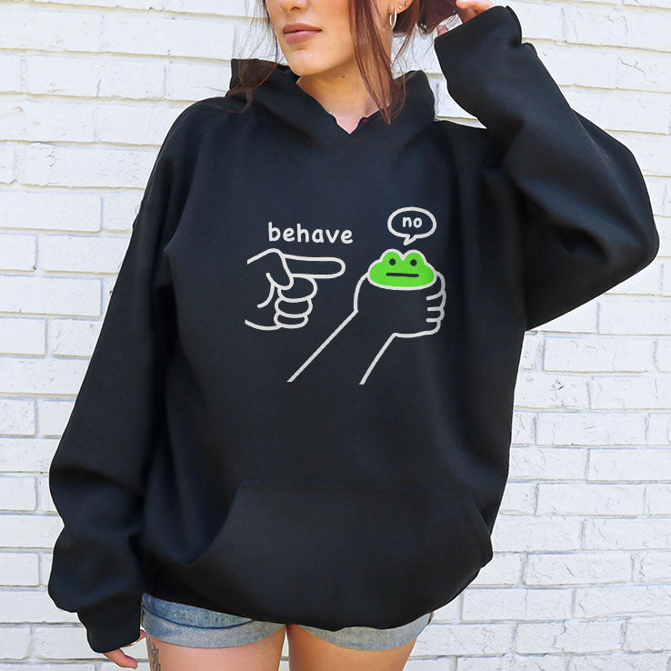 Dishonest Frog Funny Frog Meme Behave No T Shirt