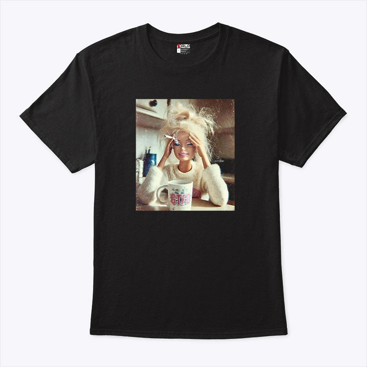Distressed Doll Face Meme T Shirt