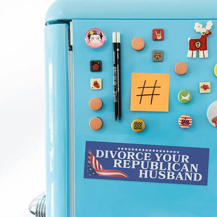 Divorce Your Republican Husband Car Magnet