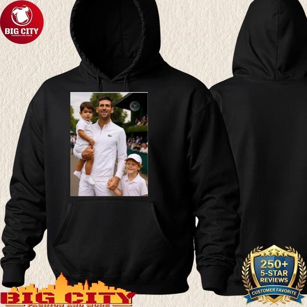 Djokovic Alcaraz and Jannik Australian Open photo shirt