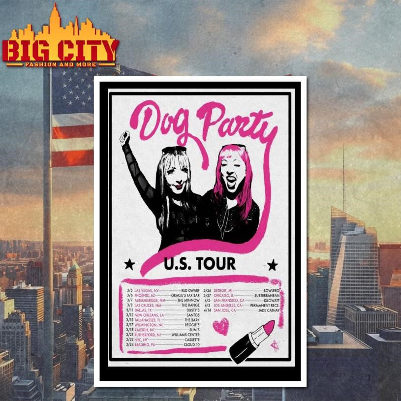 Dog Party 2026 US Tour Poster Shirt