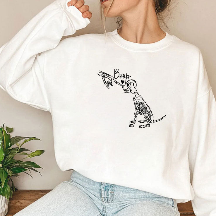 Dog Skeleton Funny Dog T Shirt