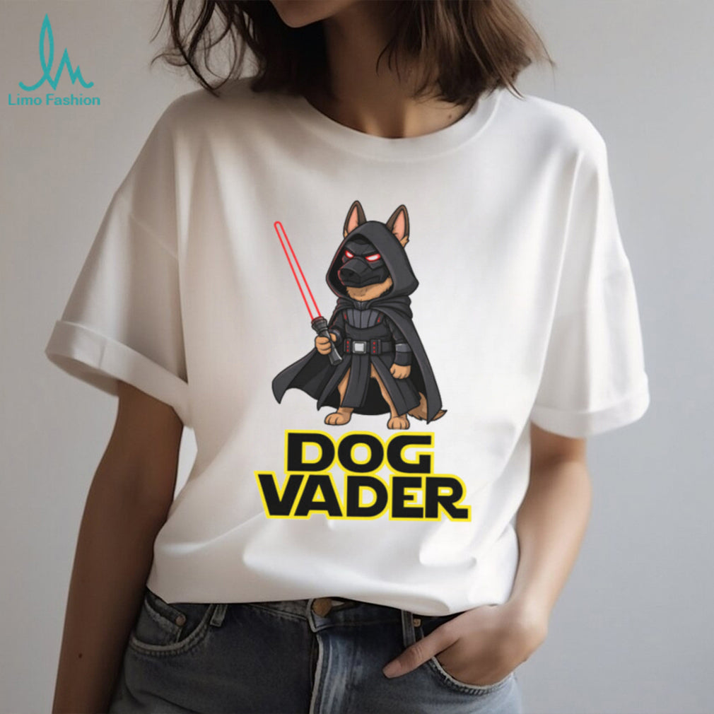 Dog Vader German Shepherd Sith Lord Funny Pet Lover T Shirt