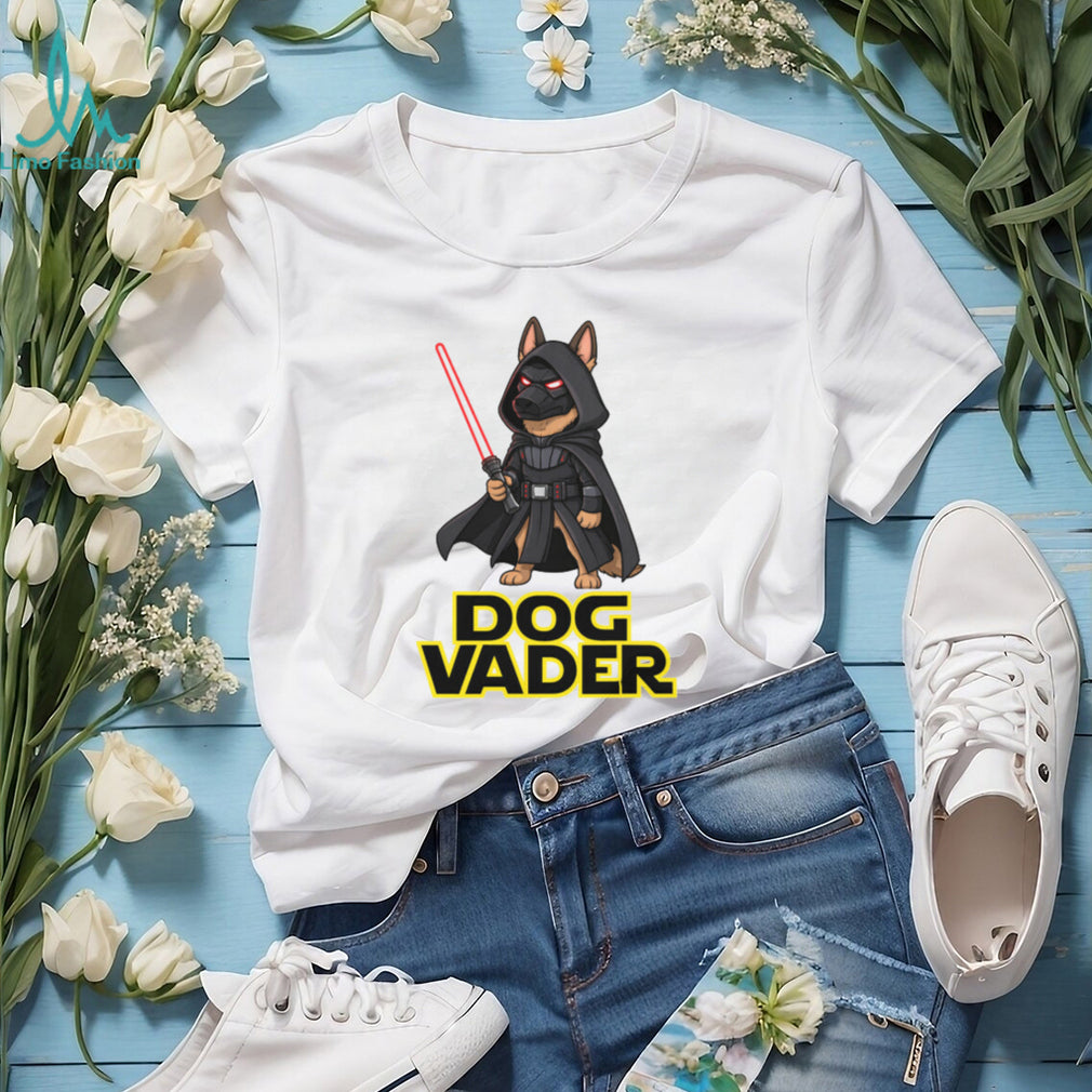 Dog Vader German Shepherd Sith Lord Funny Pet Lover T Shirt