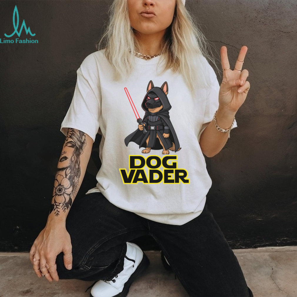 Dog Vader German Shepherd Sith Lord Funny Pet Lover T Shirt