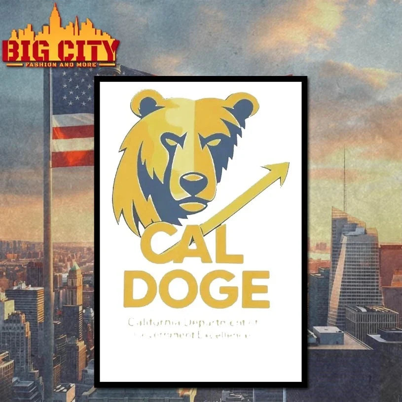 Doge California Department of Government Efficiency t-shirt