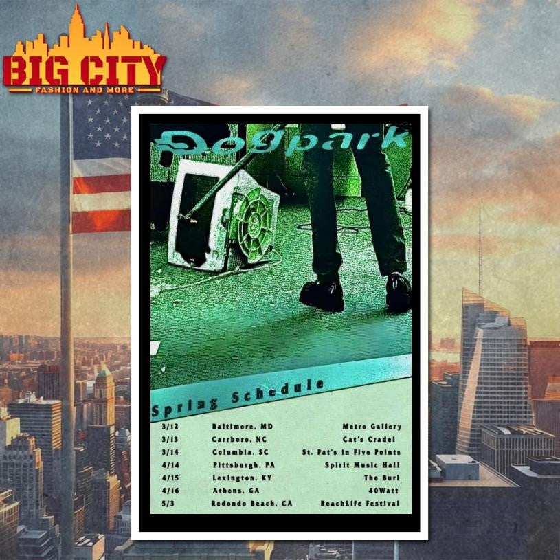 Dogpark Spring Schedule 2026 Shows Poster Shirt