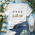 Dogs Famous Cartoon Characters Mashup Funny Friendship T Shirt