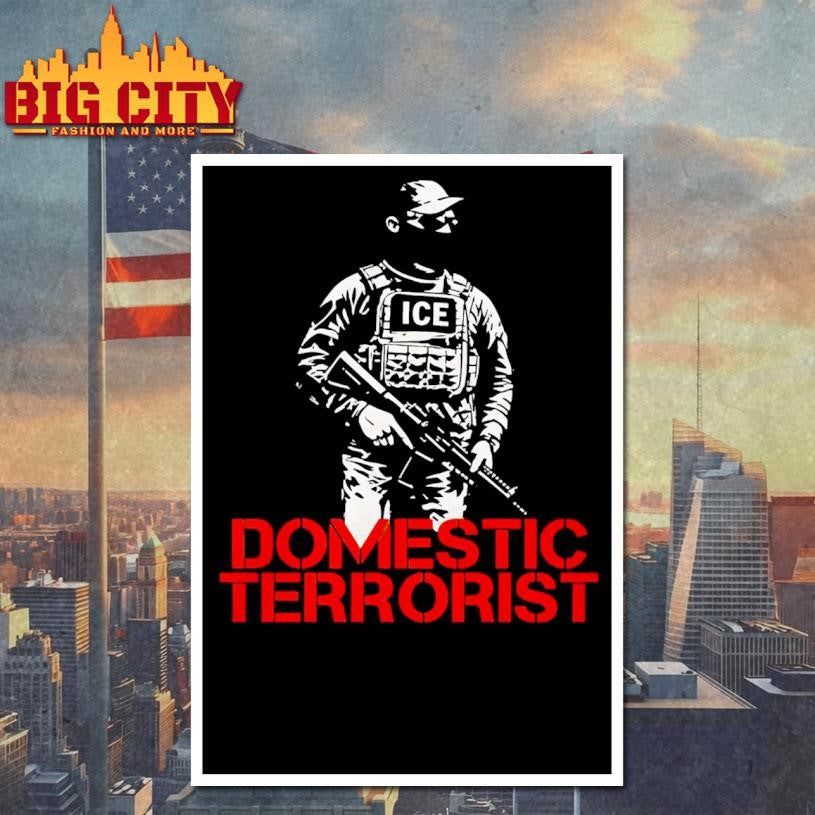 Domestic Terrorist Abolish Ice Shirt