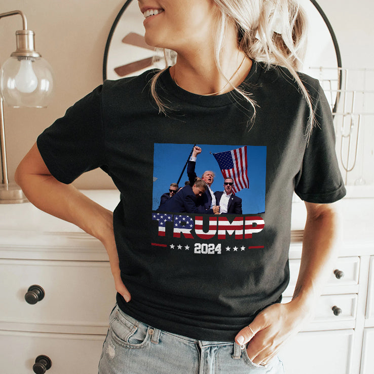 Donald Trump 2024 Survived Shot At Election Rally T Shirt