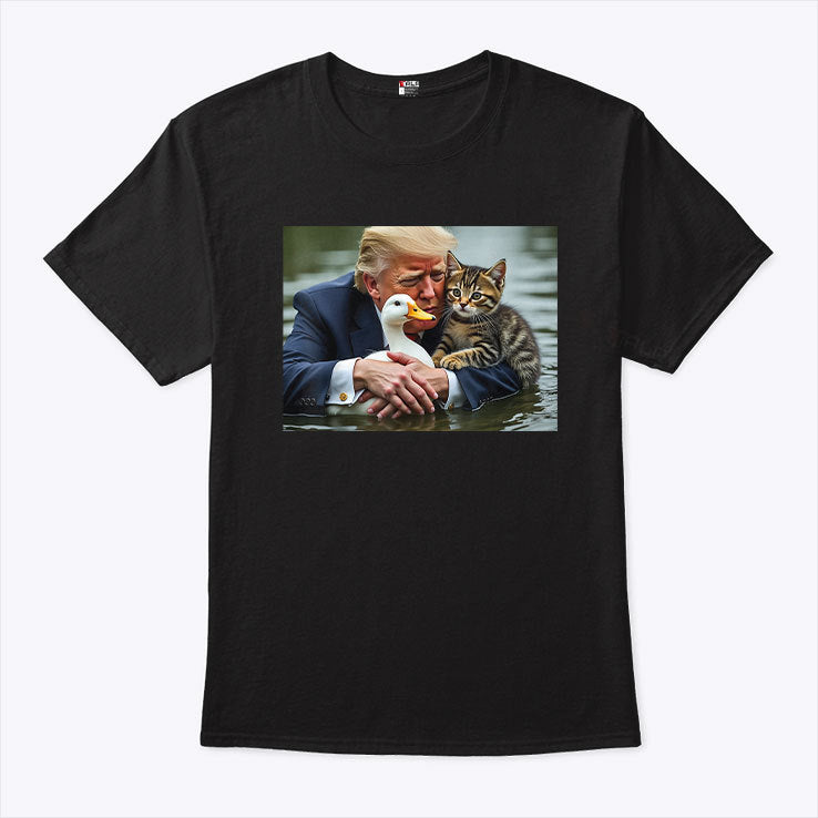 Donald Trump Cats and Ducks Memes T Shirt