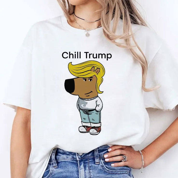 Donald Trump Chill Guy Meme T Shirt