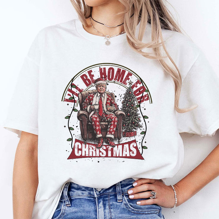Donald Trump I’ll Be Home For Christmas Shirt
