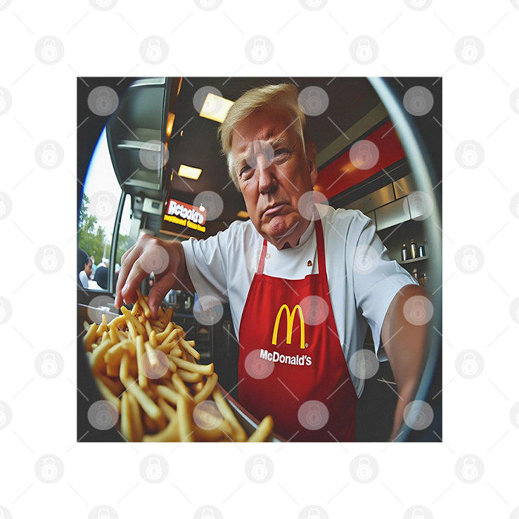 Donald Trump Makes Fries At McDonald’s T Shirt