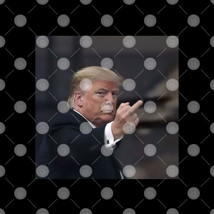 Donald Trump Middle Finger T Shirt