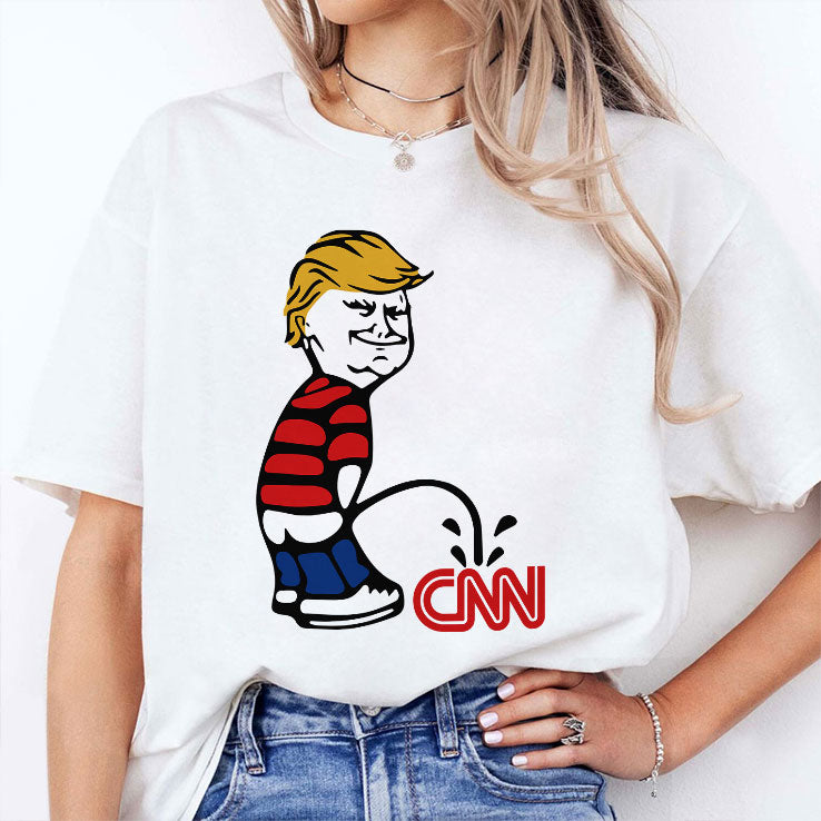 Donald Trump Piss On CNN Fake News Shirt