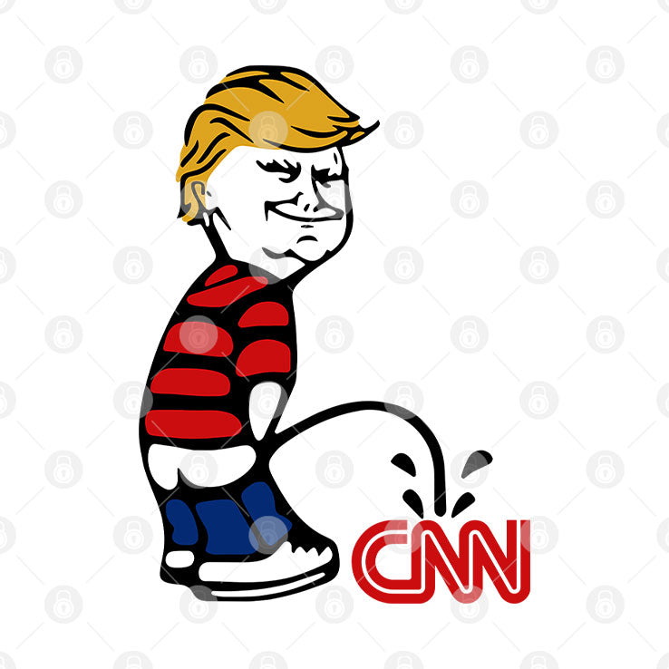 Donald Trump Piss On CNN Fake News Shirt