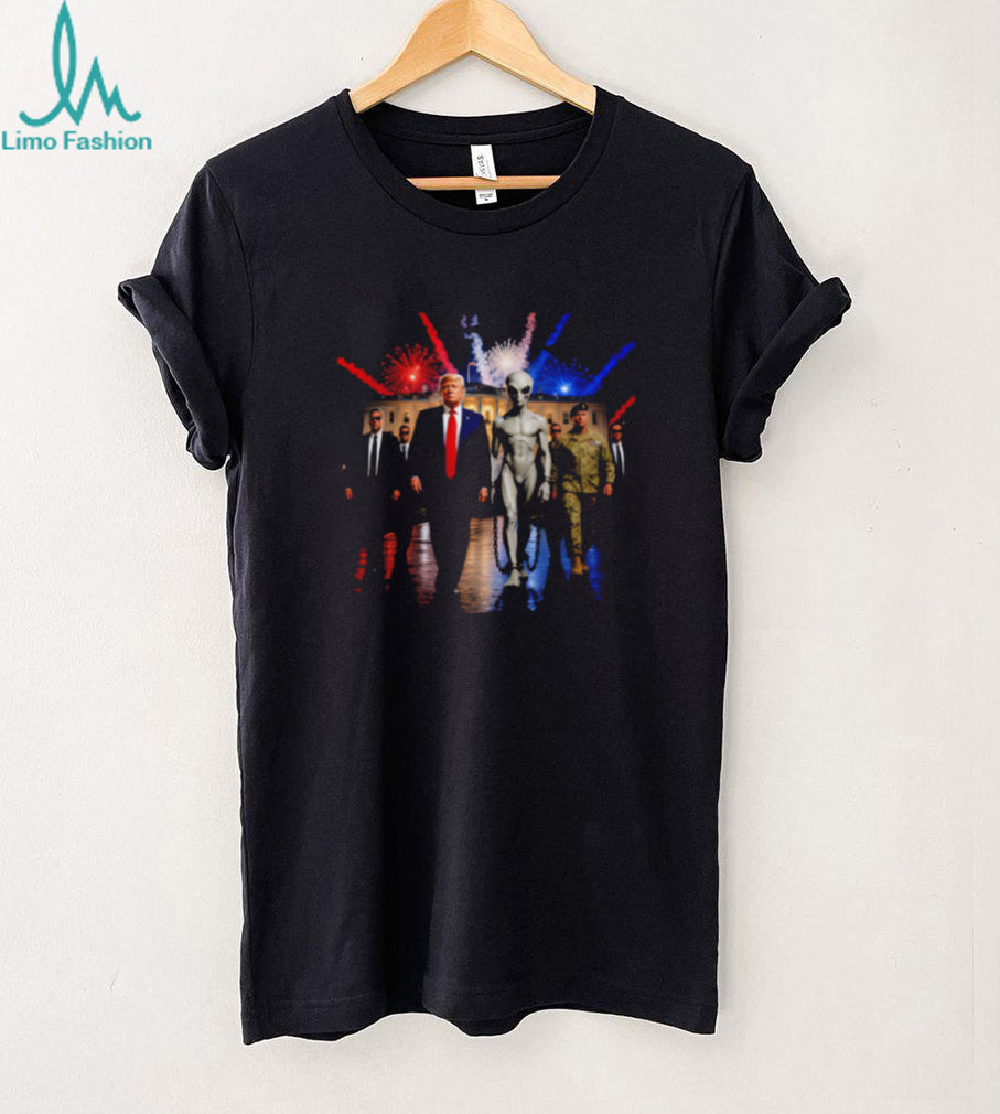 Donald Trump White House Alien Parade Secret Service T Shirt