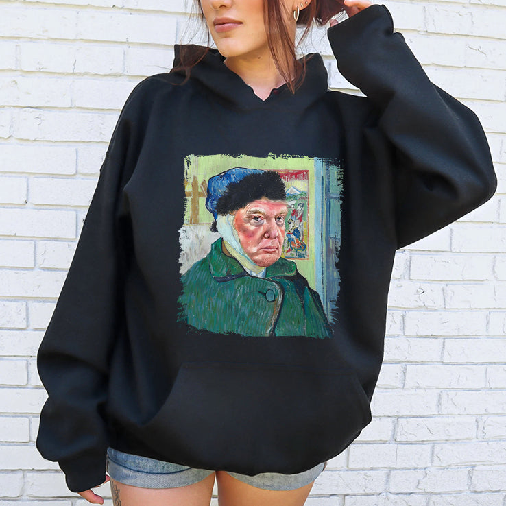 Donald Van Gogh Trump T Shirt Self-Portrait With Bandaged Ear