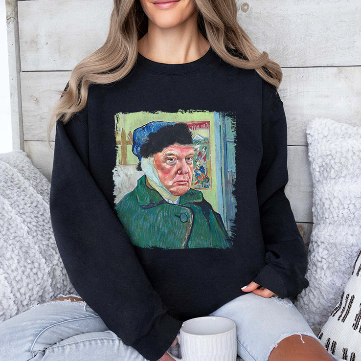 Donald Van Gogh Trump T Shirt Self-Portrait With Bandaged Ear