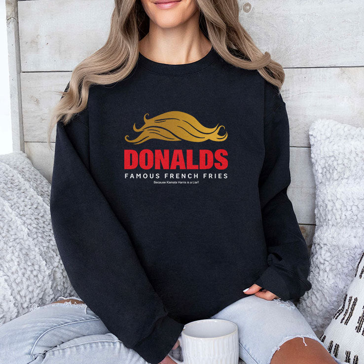 Donald’s Famous French Fries Because Kamala Liar Shirt