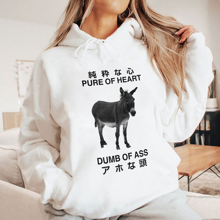 Donkey Pure Of Heart Dumb Of Ass Japanese T Shirt