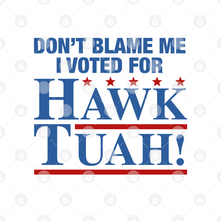 Don’t Blame Me I Voted For Hawk Tuah Shirt
