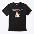 Don’t Scare Me I Might Pee Halloween Pregnant Ghost T Shirt