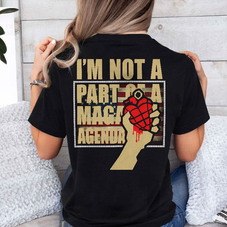 Don’t Wanna Be An American Idiot I’m Not A Part Of A Maga Agenda Shirt