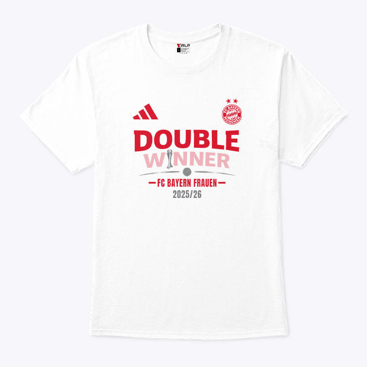 Double Winner FC Bayern Frauen 2025 2026 Shirt